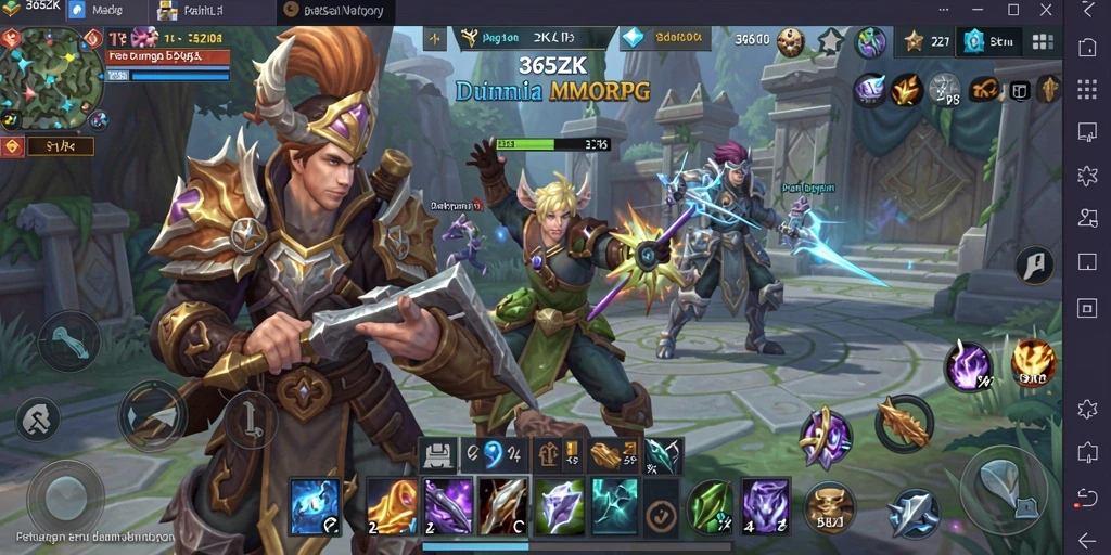 Tampilan gameplay dari 365ZK yang menarik dan penuh aksi.