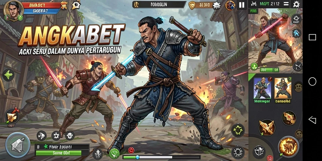 Tampilan mengesankan dari gameplay seru di ANGKABET.