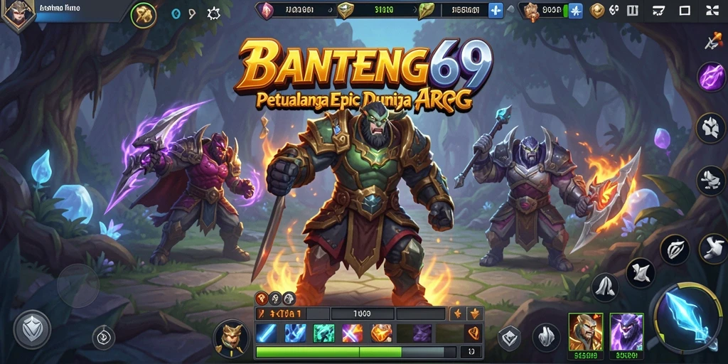 Gameplay BANTENG69 dengan aksi pertarungan yang epik dan grafis menawan.