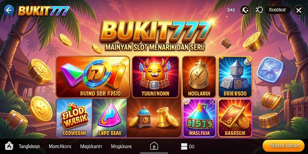 Tampilan menarik dari gameplay Slot BUKIT777 yang memikat.