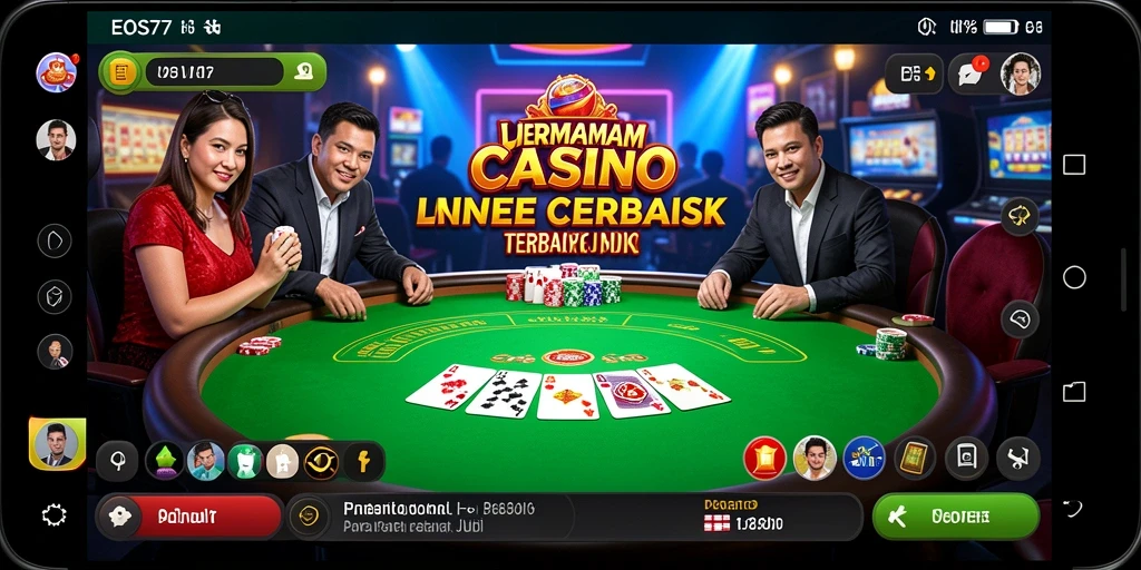 Gameplay Live Casino yang mengasyikkan dengan dealer profesional.