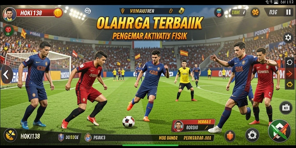 Tampilan gameplay HOKI138 yang menarik dan penuh aksi olahraga.