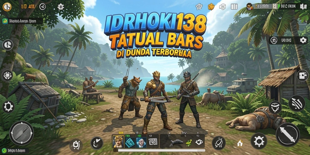 Tampilan gameplay menarik dari IDRHOKI138 dalam dunia Open World.
