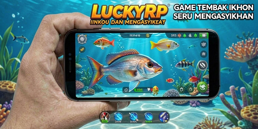 Tampilan menarik dari gameplay Tembak Ikan LUCKYRP
