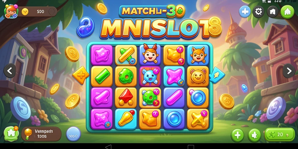 Tampilan gameplay MINISLOT yang menarik dan seru.