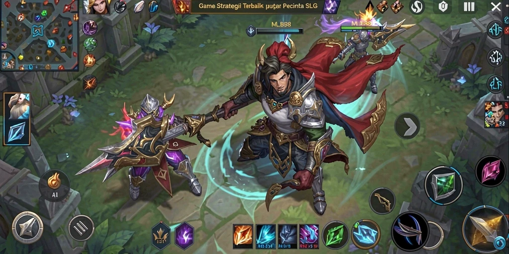 Tampilan menarik dari gameplay MLBB8 yang mendebarkan.