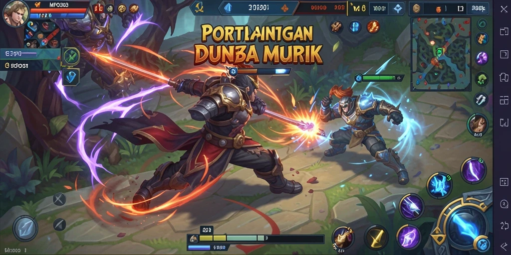 Tampilan layar permainan MPO303 yang intens dan strategis.