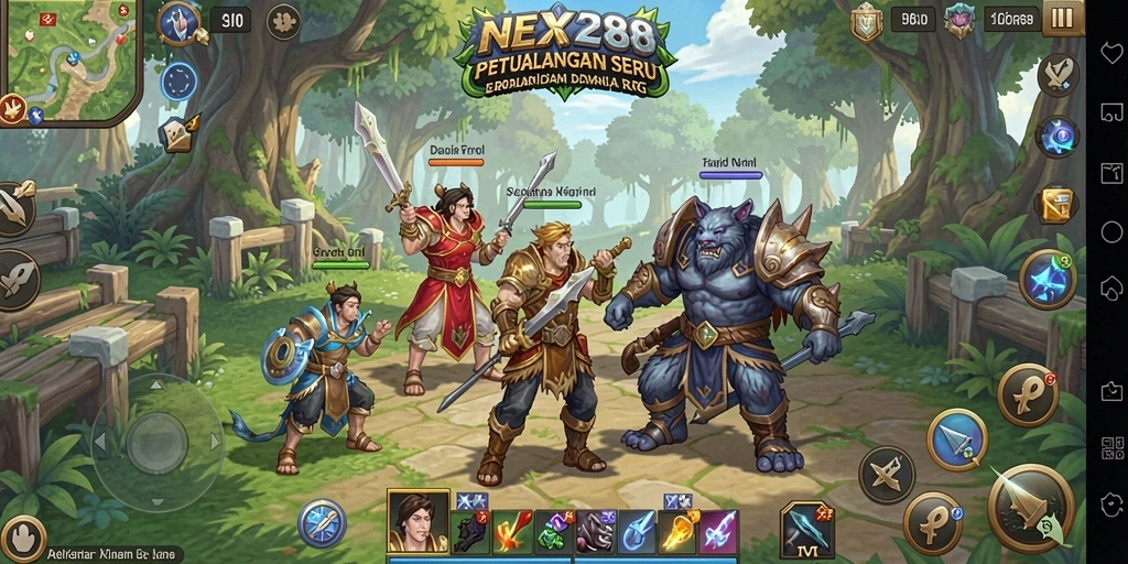 Tampilan gameplay RPG NEX288 yang mengasyikkan dan menantang.